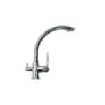 Τρίοδη Βρύση Χρωμέ Καμπυλωτή PF-FAU-3WCP-CU