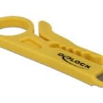 DELOCK Insertion Tool και Cable Stripper 18411, κίτρινο