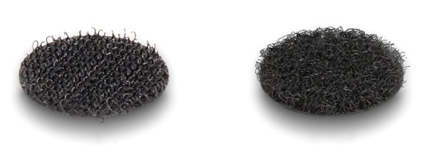 19088 DELOCK αυτοκόλλητα τύπου Velcro 19088, στρόγγυλα, 20mm, μαύρο, 32 ζεύγη - Image 1