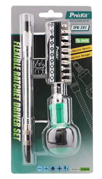 PROSKIT σετ κατσαβίδι καστάνιας 1PK-201 με 10 μύτες, 12τμχ - Image 2