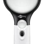 GOOBAY μεγεθυντικός φακός χειρός 41255 με φωτισμό LED, 1.75x & 12.25x
