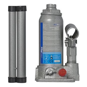 PROPLUS υδραυλικός γρύλος μπουκάλας 580114, έως 2 τόνοι, 30.8cm, κίτρινος - Image 2