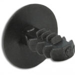 DELOCK Πλαστική τάπα 60188 για κάλυψη οπών, 8.7x9.6mm, μαύρη, 10τμχ