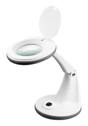 GOOBAY μεγεθυντικός φακός 60366 με βάση, LED 6W 450 lm, λευκός