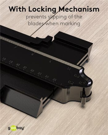 GOOBAY σετ παντογράφοι 61668, κλίμακα σε inch/cm, 130/250mm, 2τμχ - Image 3