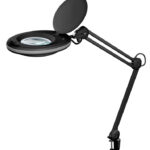 GOOBAY μεγεθυντικός φακός 64989 με σφιγκτήρα, LED, 3 διόπτρες, μαύρος