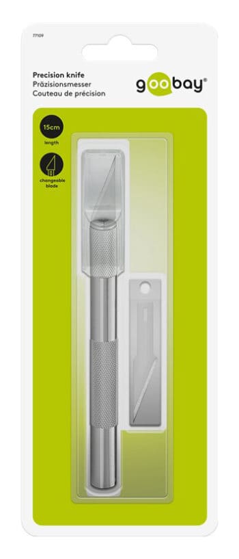 GOOBAY κοπίδι ακριβείας 77109, μεταλλικό, ασημί, 15cm - Image 3