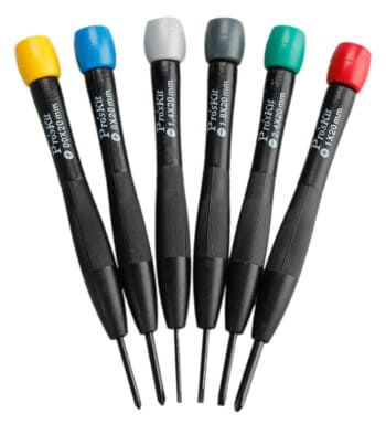 PROSKIT σετ κατσαβιδιών ακριβείας 8PK-2061 με θήκη, 6τμχ