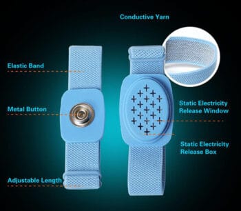 PROSKIT ηλεκτροστατικό βραχιόλι 8PK-611W - Image 3