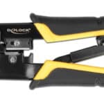 DELOCK εργαλείο πτύχωσης με απογυμνωτή καλωδίων RJ45/12/11 90520, 8+6P