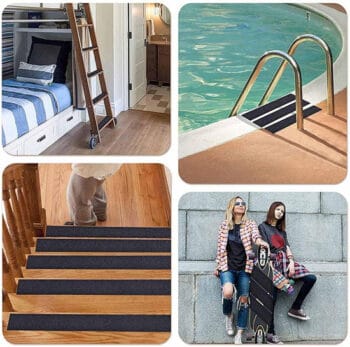 Αυτοκόλλητη αντιολισθητική ταινία AG965, 5cm x 10m, μαύρη - Image 2