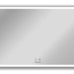 BRUNO καθρέφτης μπάνιου LED BRN-0099, ορθογώνιος, 24W, 60x80cm, IP67