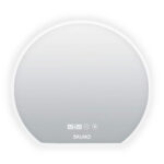 BRUNO καθρέφτης μπάνιου LED BRN-0202, ημικυκλικός, 24W, 73x80cm, IP67