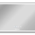 BRUNO καθρέφτης μπάνιου LED BRN-0203, ορθογώνιος, 24W, 60x80cm, IP67