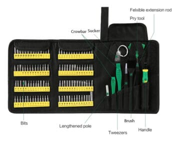 BEST σετ εργαλείων επισκευής κινητών BST-117 σε κασετίνα, 126τμχ - Image 3
