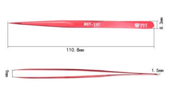 BEST Τσιμπίδα BST-11C, Ίσια - Image 3