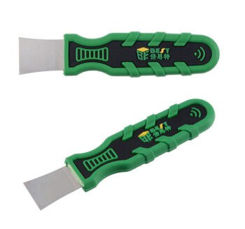 BEST μεταλλική σπάτουλα ανοίγματος κινητών BST-138, PVC λαβή, 2τμχ