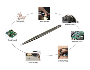 BEST τσιμπίδα BST-22, ανοξείδωτη, 140mm, ίσια - Image 3