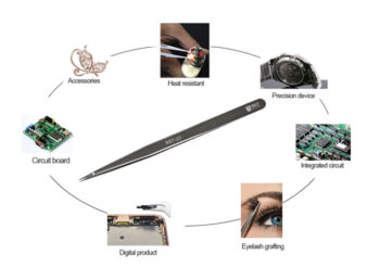 BEST τσιμπίδα BST-23, ανοξείδωτη, 140mm, ίσια - Image 3