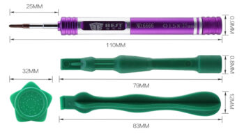 BEST Toolkit BST-6666S 7 τεμ, για iPhone 6/6S/7/Plus - Image 3
