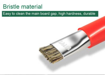 BEST αντιστατική βούρτσα καθαρισμού BST-71 με διπλή κεφαλή, κόκκινη - Image 3