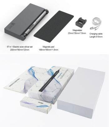 BEST Επαναφορτιζόμενο ηλεκτρικό κατσαβίδι BST-9911PLUS, 56 μύτες - Image 3