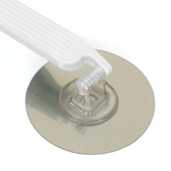 Κρεμάστρα τοίχου για κουζίνα-μπάνιο BTHU-0013, 29 x 6cm, λευκή - Image 3