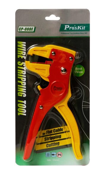 PROSKIT απογυμνωτής καλωδίων CP-080E με κόφτη, 0.2~4mm², 172mm - Image 2