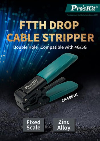 PROSKIT απογυμνωτής καλωδίων οπτικών ινών FTTH CP-FB01N, 112mm - Image 2