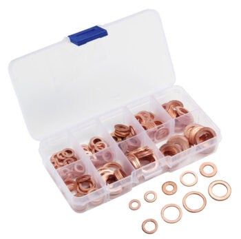 Σετ χάλκινες ροδέλες DA15, διάφορα μεγέθη, 200τμχ