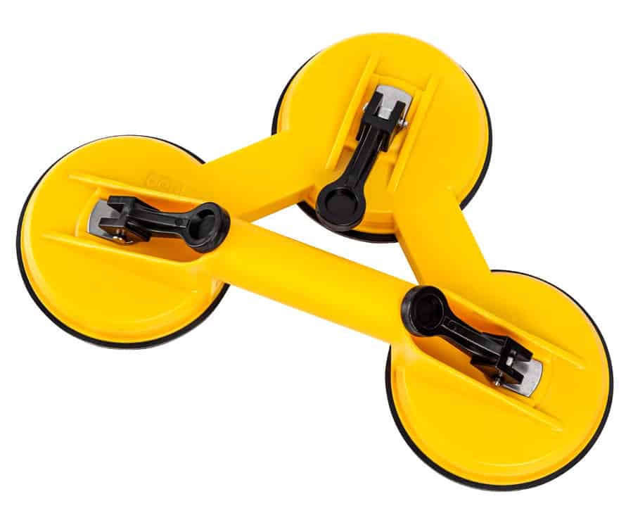 DL-XP23 DELI βεντούζα τζαμιών DL-XP23 ικανότητα συγκράτησης 120kg, τριπλή, 118mm - Image 1