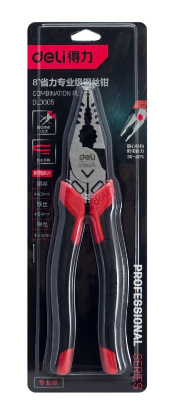 DELI πένσα DL0005 με αντιολισθητικές λαβές, 200mm - Image 3