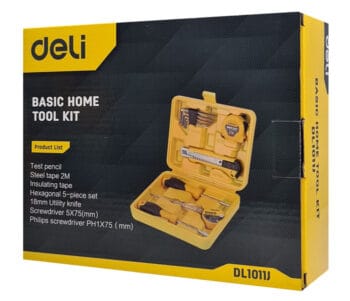 DELI σετ εργαλείων DL1011J, με θήκη, 11τμχ - Image 3