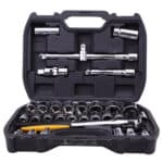 DELI σετ καστάνια με καρυδάκια DL1032, με θήκη, 1/2", Cr-V, 32τμχ