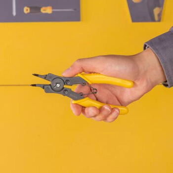 DELI ασφαλειοτσίμπιδο DL104506 με 4 κεφαλές, 150mm - Image 2