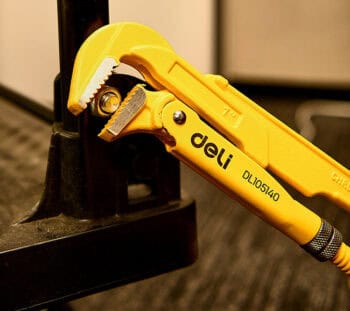 DELI γκαζοτανάλια DL105140, έως 40mm, 32cm, κίτρινη - Image 2