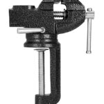 DELI μέγγενη πάγκου DL110050 με μέγιστο άνοιγμα 60mm, περιστρεφόμενη, μαύρη