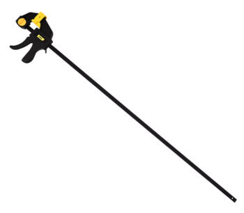 DELI σφιγκτήρας σκανδάλης DL110136 με μέγιστο άνοιγμα 900mm, μαύρος