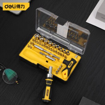 DELI σετ κατσαβίδια ακριβείας DL1129, 35τμχ - Image 2