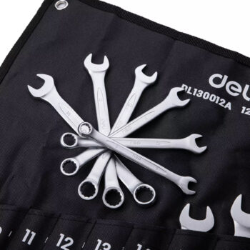 DELI σετ γερμανοπολύγωνα κλειδιά DL130012A, 6-24mm, 12τμχ - Image 2