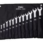 DELI σετ γερμανοπολύγωνα κλειδιά DL130012A, 6-24mm, 12τμχ