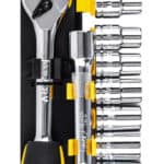 DELI σετ καστάνια με καρυδάκια DL2012T, 45 δόντια, 1/2", 254mm, 12τμχ