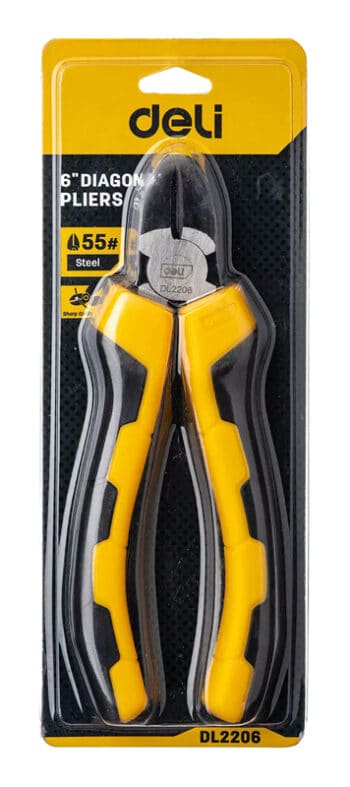 DELI πλαγιοκόφτης DL2206 με αντιολισθητικές λαβές, 17cm - Image 3