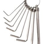 DELI σετ κλειδιά Allen DL3080 σε σχήμα L, με κρίκο κλειδιών, 8τμχ