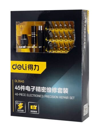 DELI σετ κατσαβίδι ακριβείας DL3545 με 42 μύτες, με θήκη, 45τμχ - Image 3