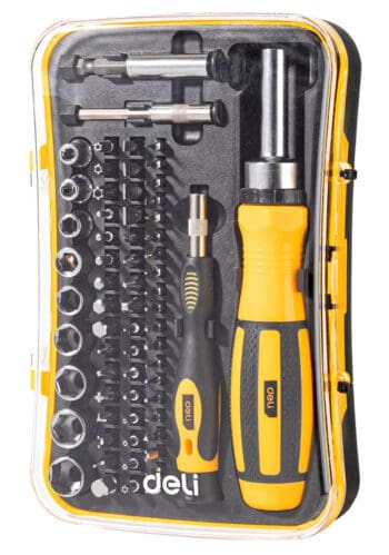 DELI σετ κατσαβίδια ακριβείας DL3565, 65τμχ - Image 2