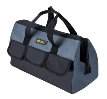 DELI τσάντα εργαλείων χειρός DL430018, υφασμάτινη, 40x20x27cm, γκρι