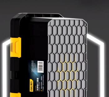 DELI εργαλειοθήκη DL432918, πλαστική, 42.5x23x19.5cm, μαύρη - Image 3