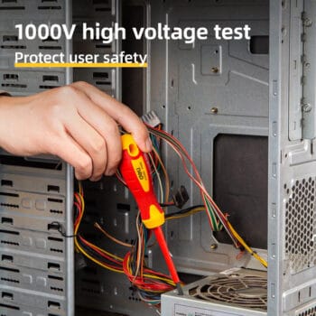 DELI κατσαβίδι ηλεκτρολόγου DL514080, μαγνητικό, PH1x80mm, VDE 1000V - Image 2