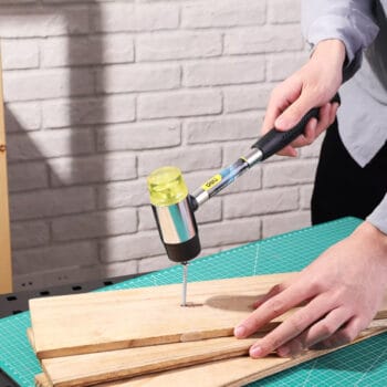 DELI ματσόλα DL5340 με διπλή κεφαλή, αντιολισθητική λαβή, Φ40mm, 315mm - Image 2